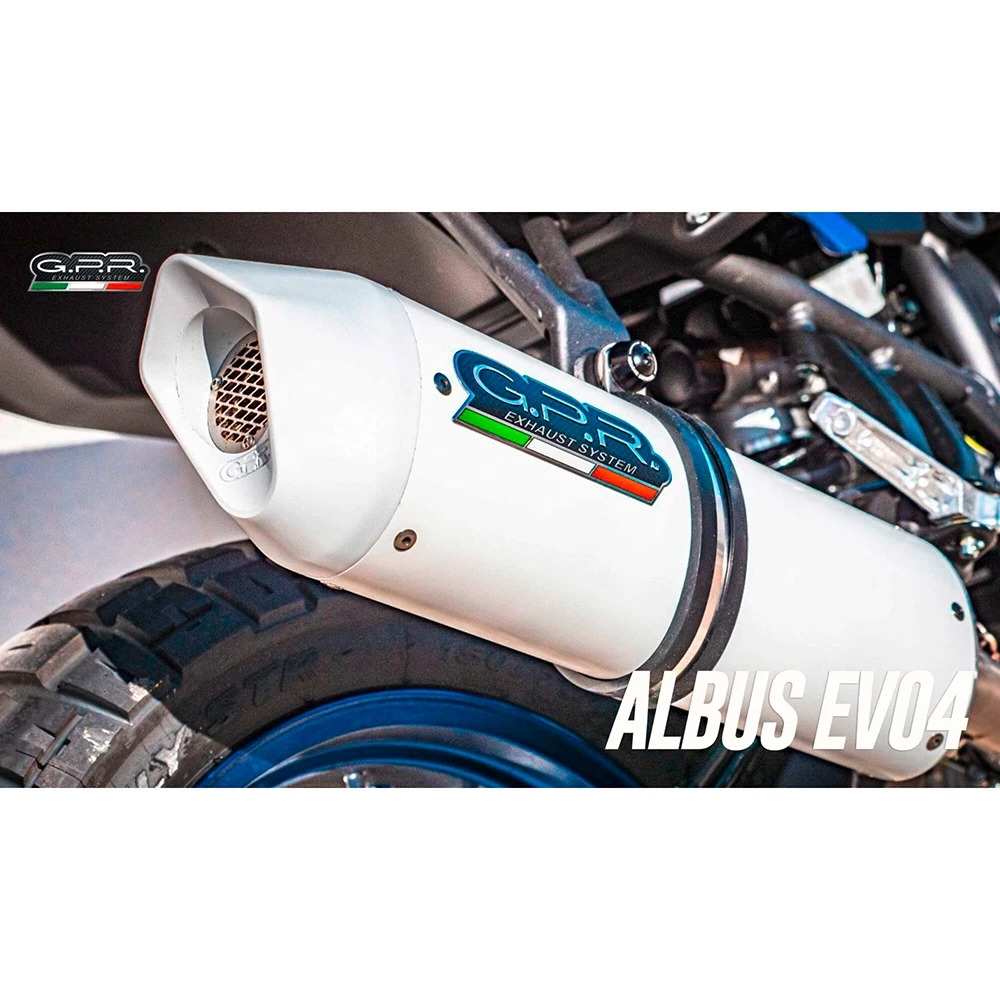 Auspuff GPR Albus Evo 4 in weiss zu Husqvarna (CH-Hom)