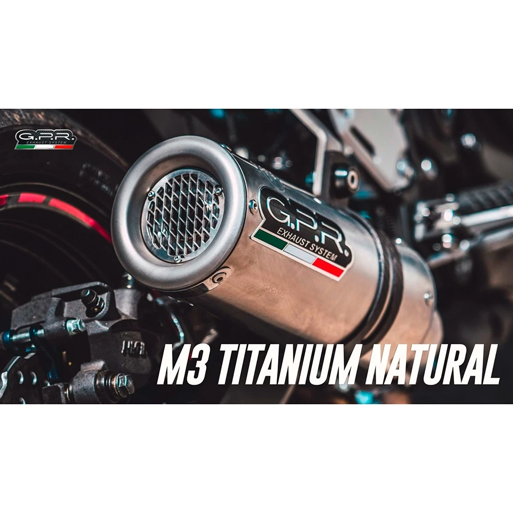Auspuff GPR M3 in titan zu Husqvarna (CH-Hom)