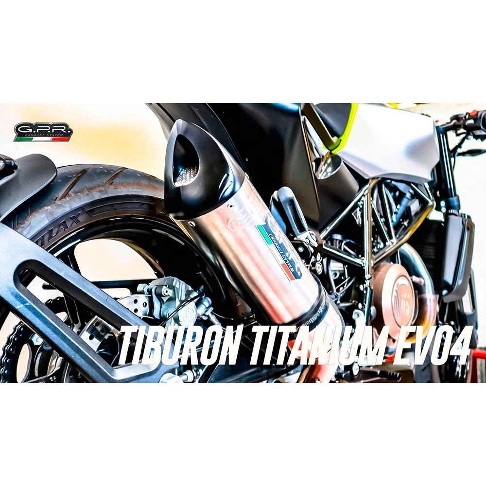 Auspuff GPR Tiburon Evo 4 in titan zu Husqvarna (CH-Hom)