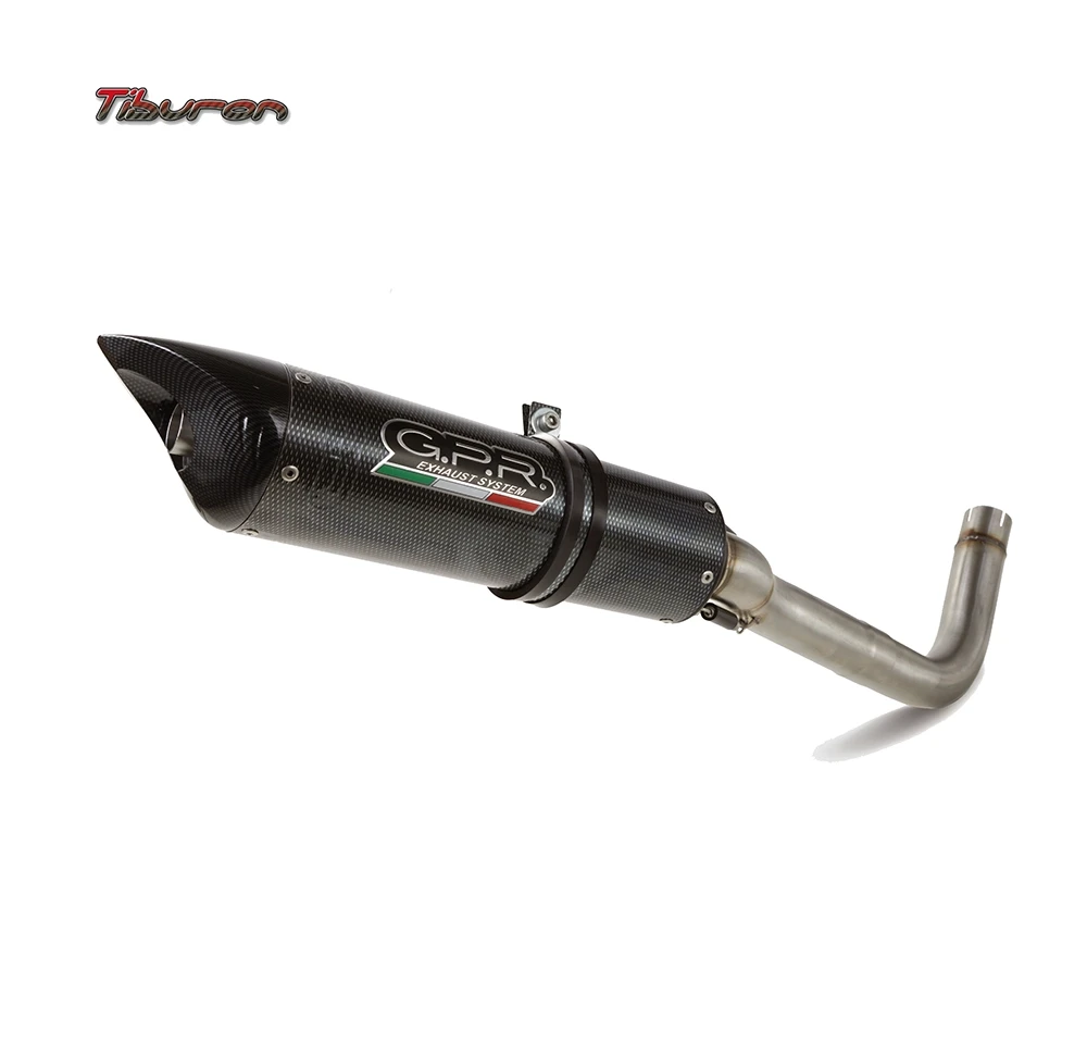 Auspuff GPR Triburon Poppy in carbon-look zu Kawasaki (CH-Hom)