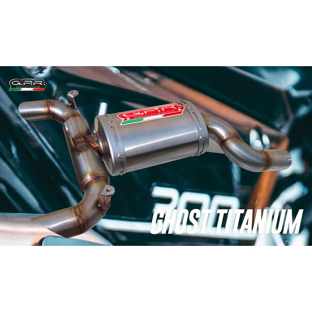 Auspuff GPR Ghost in titan zu Yamaha (CH-Hom)