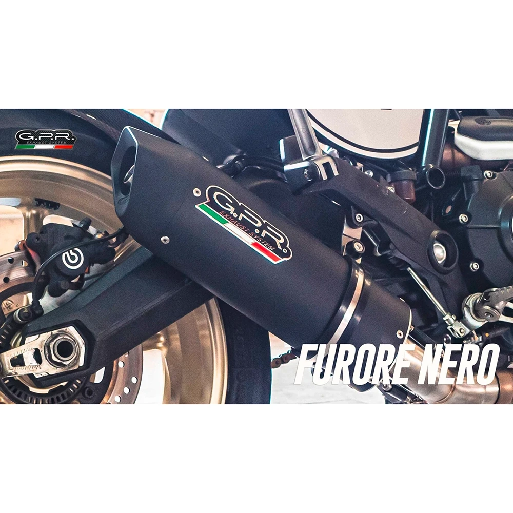 Auspuff GPR Furore Nero in schwarz-matt zu Yamaha (CH-Hom)