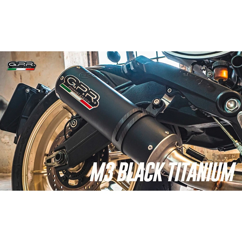 Auspuff GPR M3 in titan-schwarz zu Yamaha (CH-Hom)