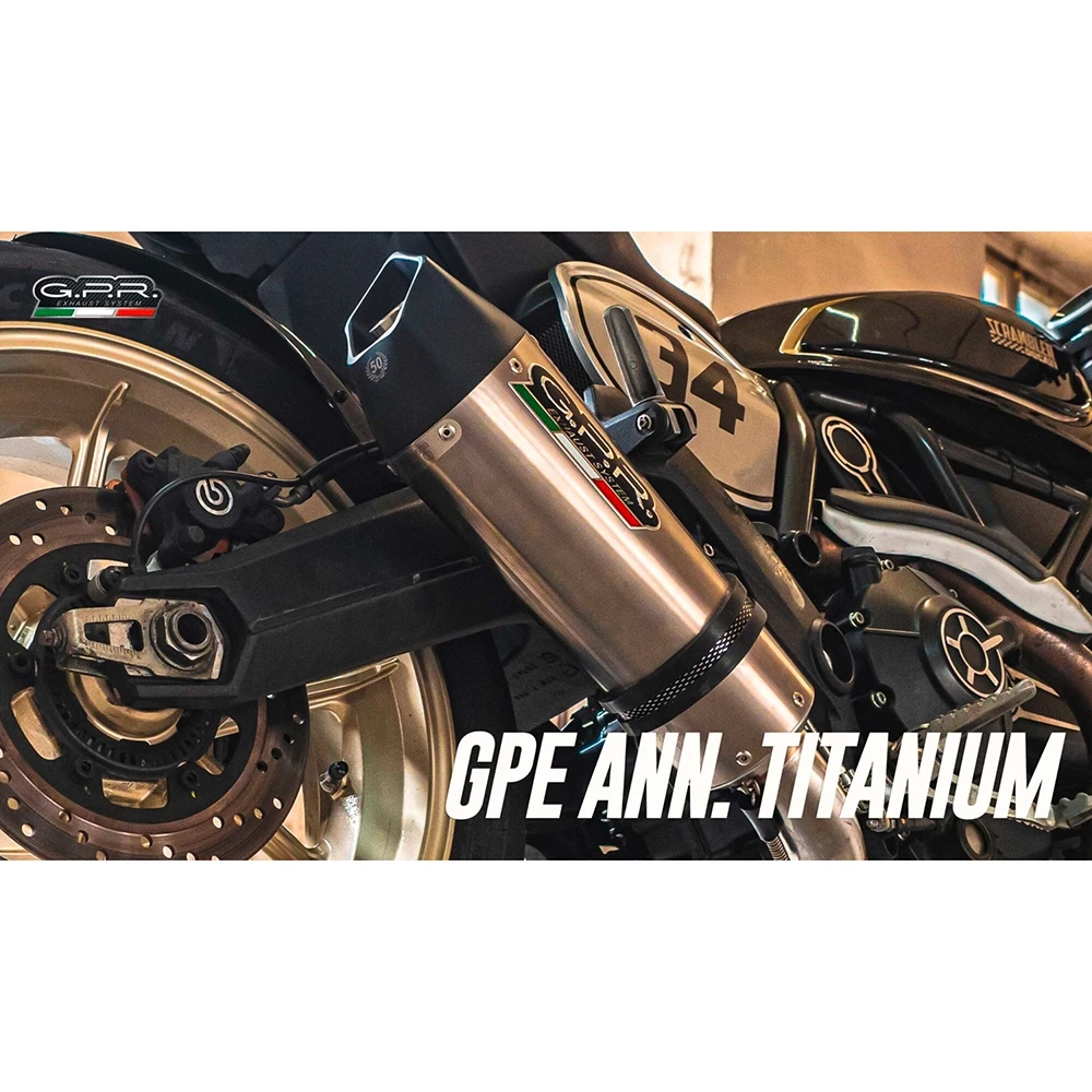 Auspuff GPR (2in1) GPE Anni. in titan zu Husqvarna (CH-Hom)