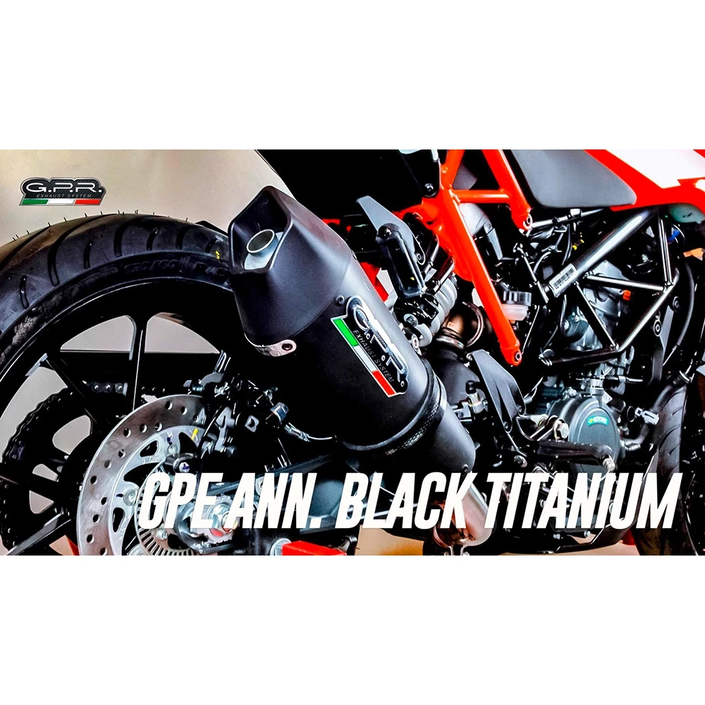 Auspuff GPR GPE Anni. in titan-schwarz zu KTM (CH-Hom)