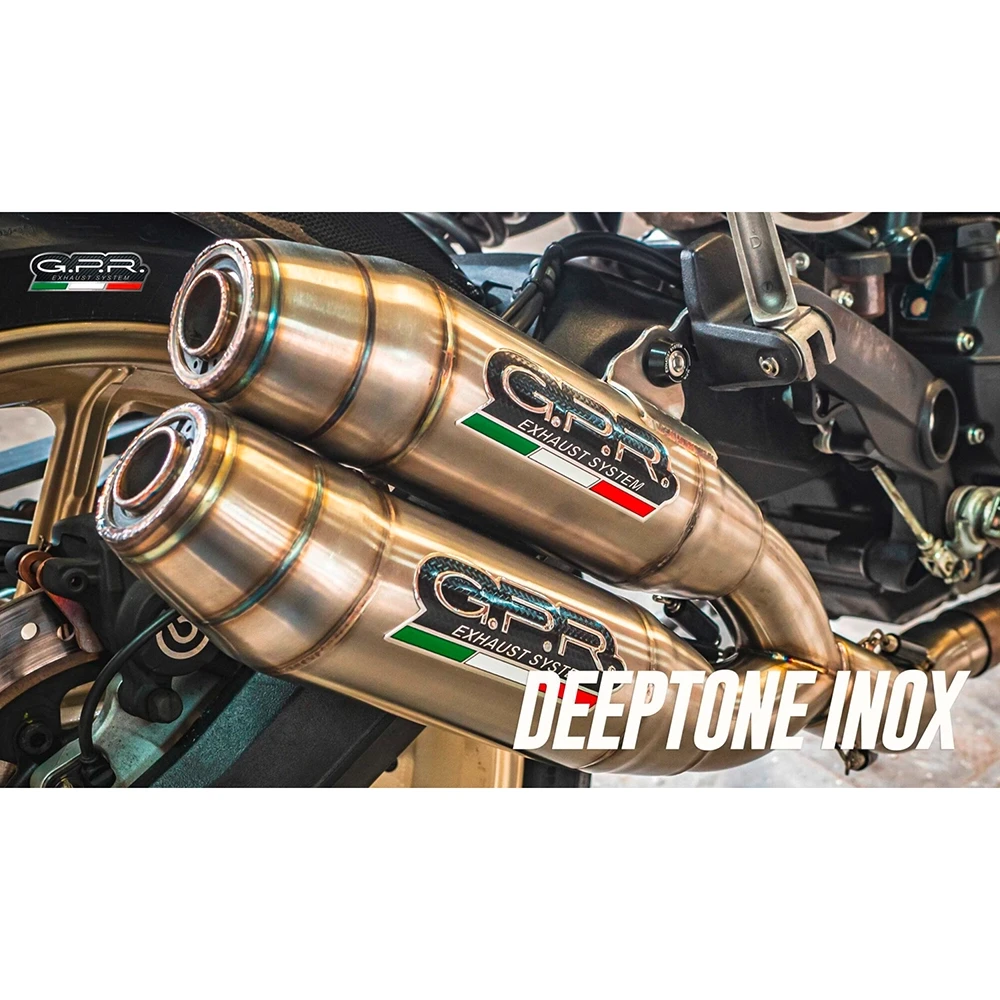 Auspuff GPR Deeptone in inox zu Triumph (CH-Hom)