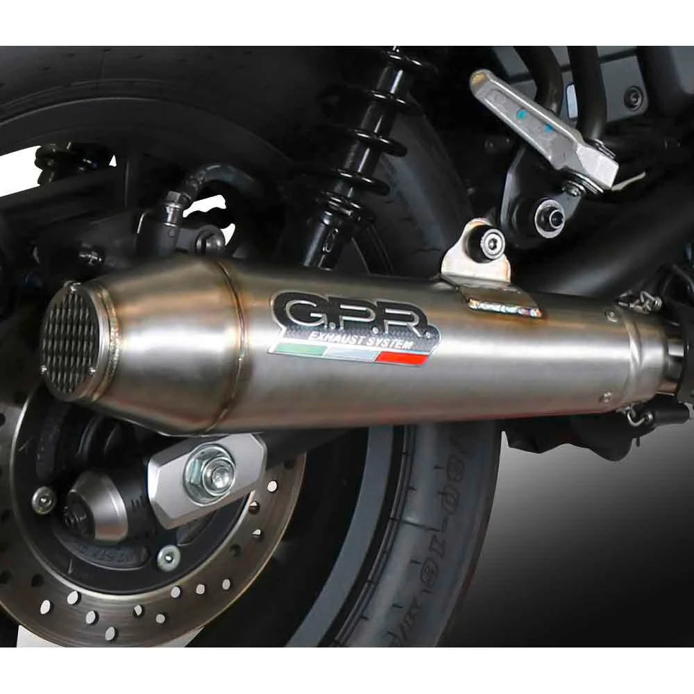 Auspuff GPR MX Cone in inox zu Triumph (CH-Hom)
