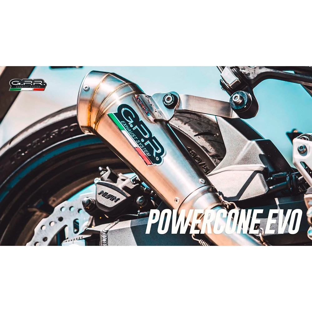Auspuff GPR Powercone Evo in inox zu Yamaha (CH-Hom)