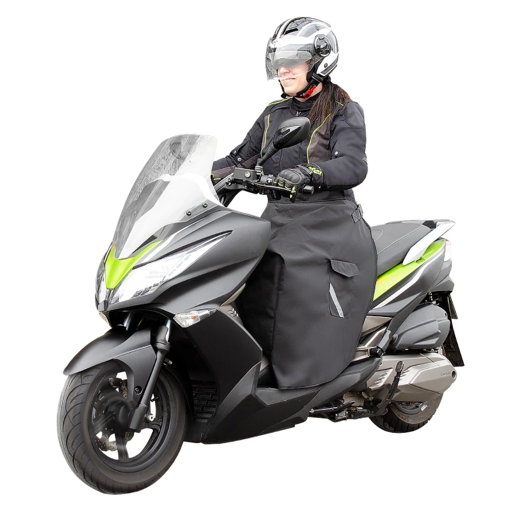 Beinschutz / Thermo - Regenschutz Büse schwarz für Körpermontage, Einheitsgrösse