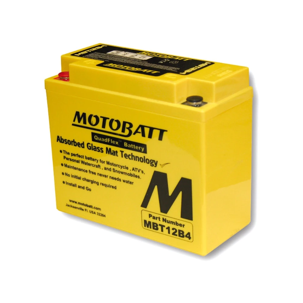 Batterie MOTOBATT MBT12B4 (LF-AGM) 12V/11Ah - 150x70x130mm