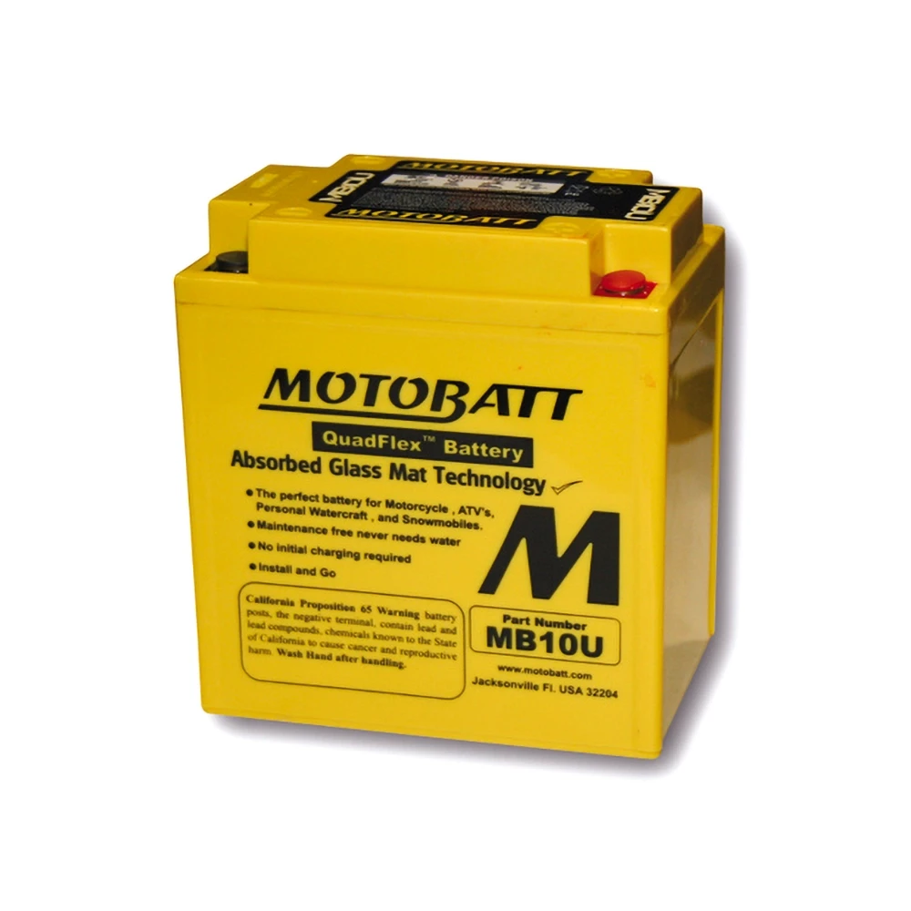 Batterie MOTOBATT MB10U (LF-AGM) 12V/14.5Ah - 135x90x146mm, 4 polig