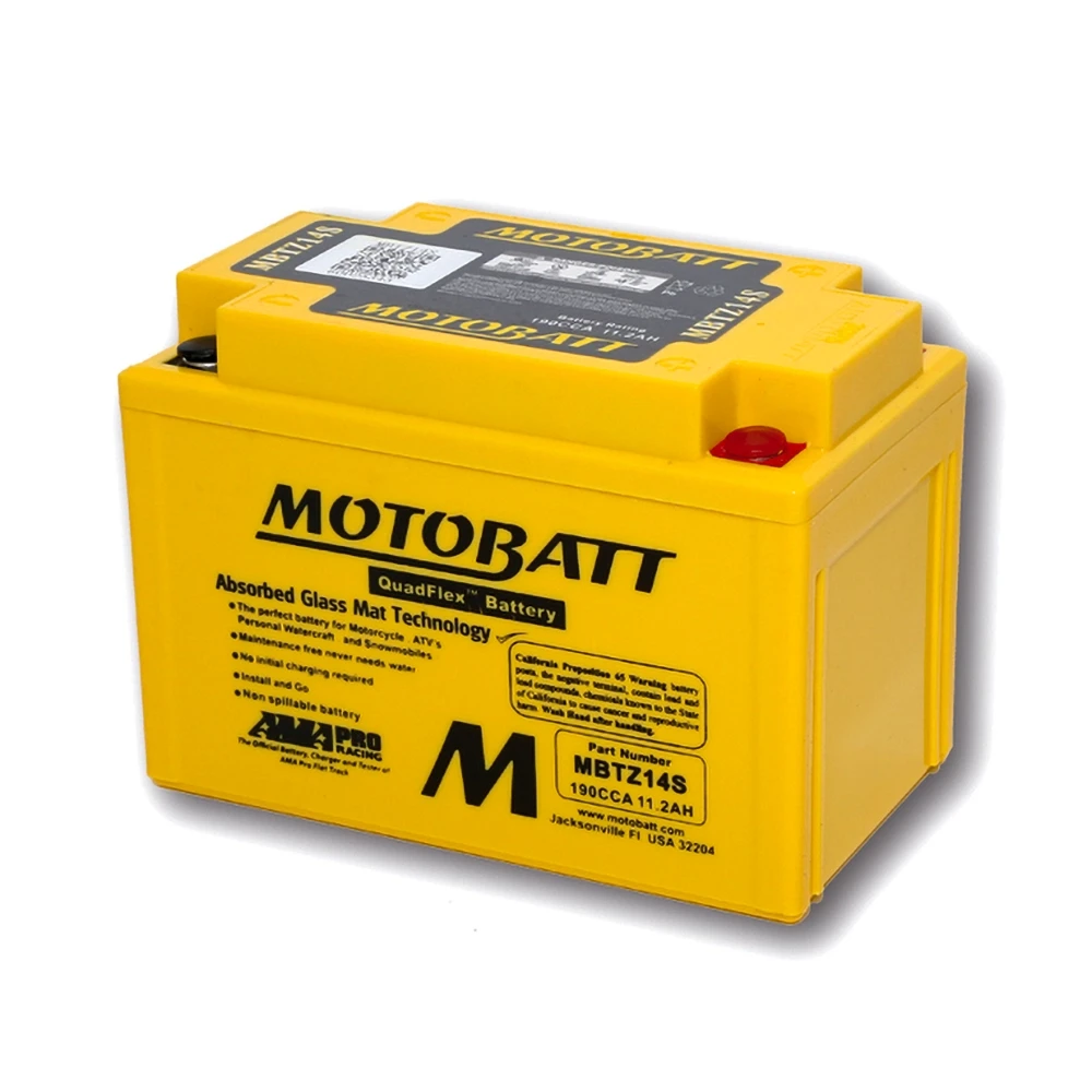 Batterie MOTOBATT MBTZ14S (LF-AGM) 12V/11.2Ah - 150x87x110mm