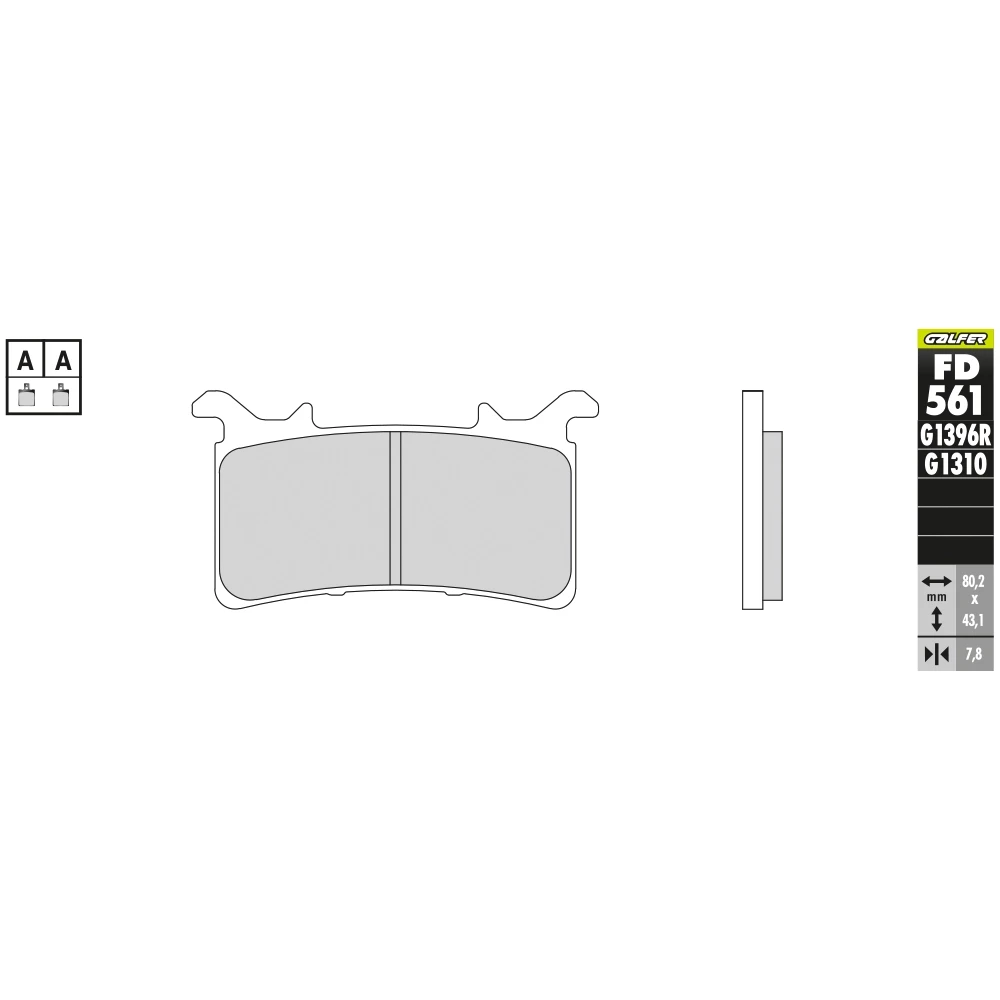 Bremsbeläge Galfer Sinter-Sport Racing