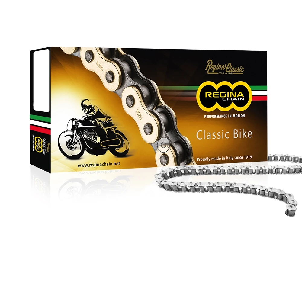 Kette 425 Regina 425 / 125 EB 130L, verstärkt plus, ohne O-Ring, schwarz-schwarz