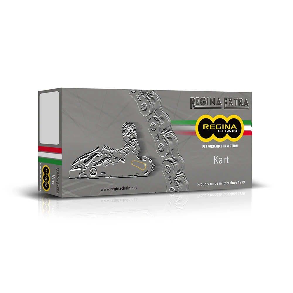 Kette 428 Regina 428 / 126 HK 68L, Kart, ohne O-Ring, gold-schwarz