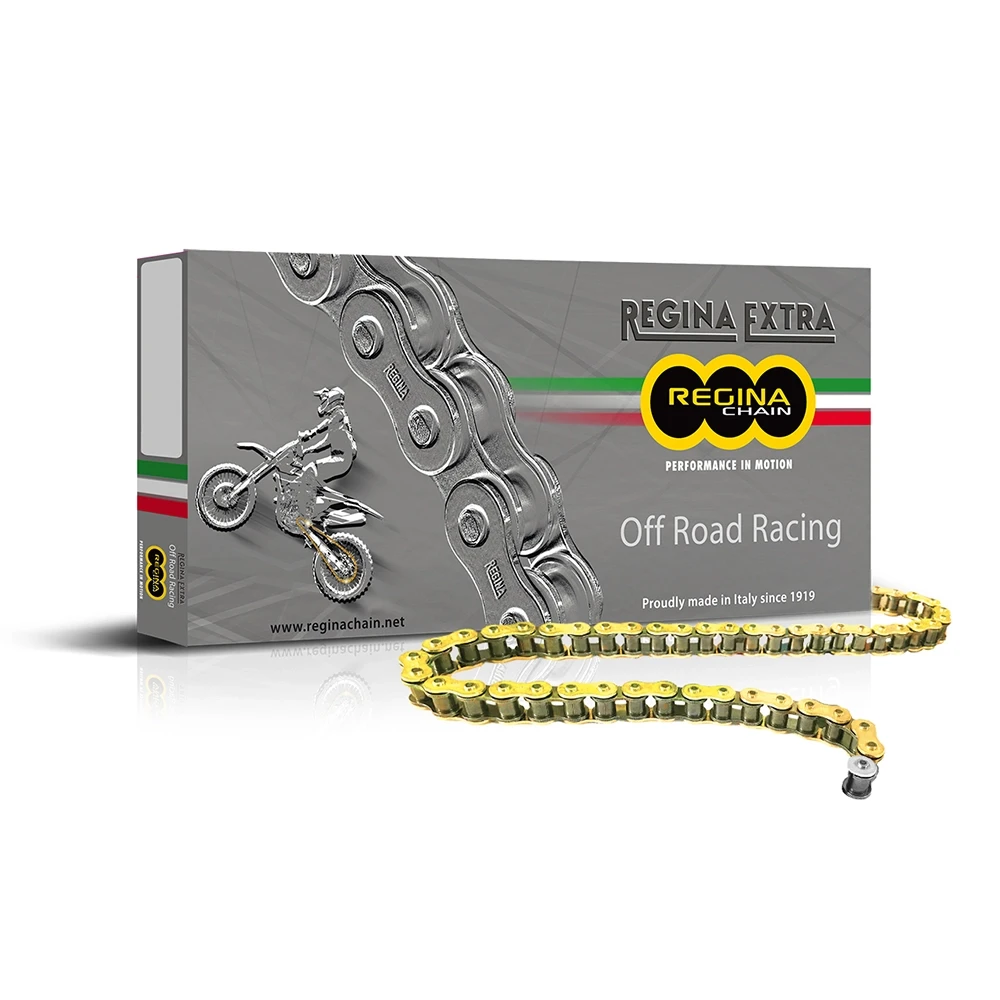 Kette 520 Regina 520 / 135 EBX 118L, Trial, ohne O-Ring, gold-schwarz