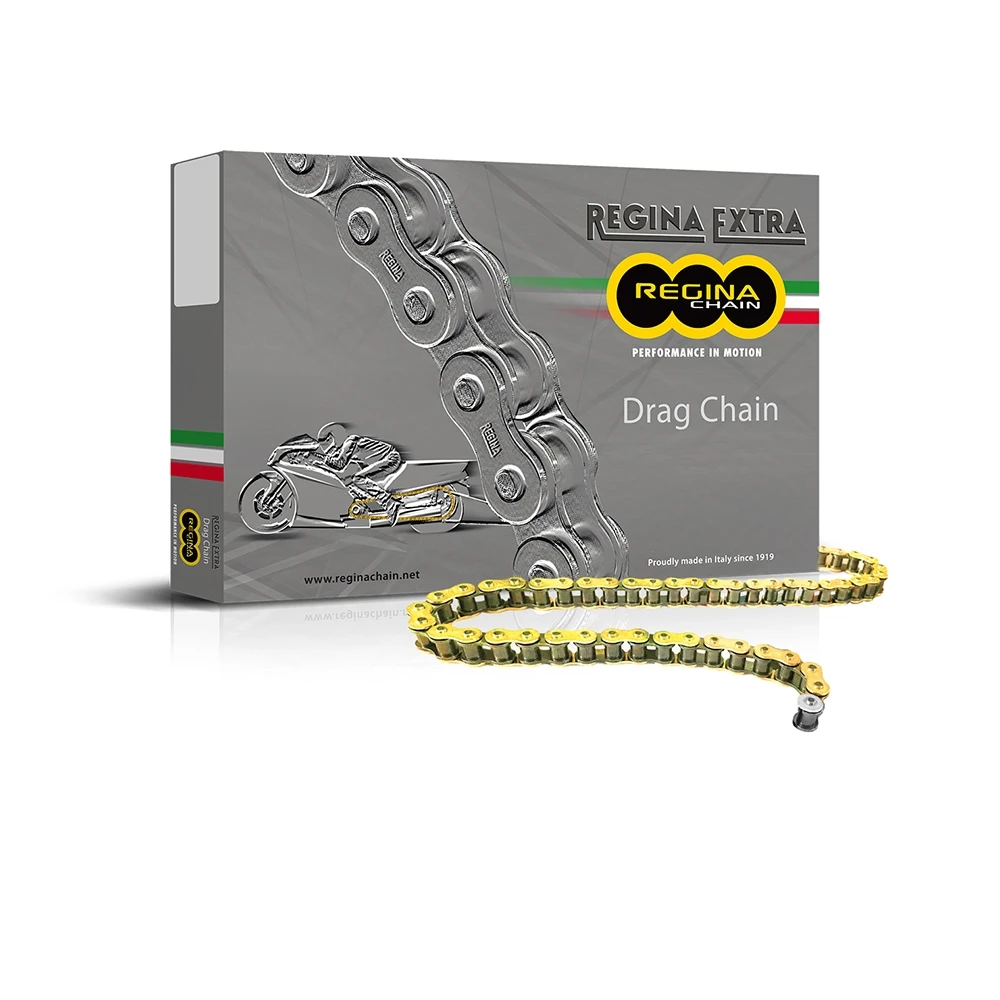 Kette 520 Regina 520 / 135 DR 160L, Drag Race, ohne O-Ring, gold-schwarz