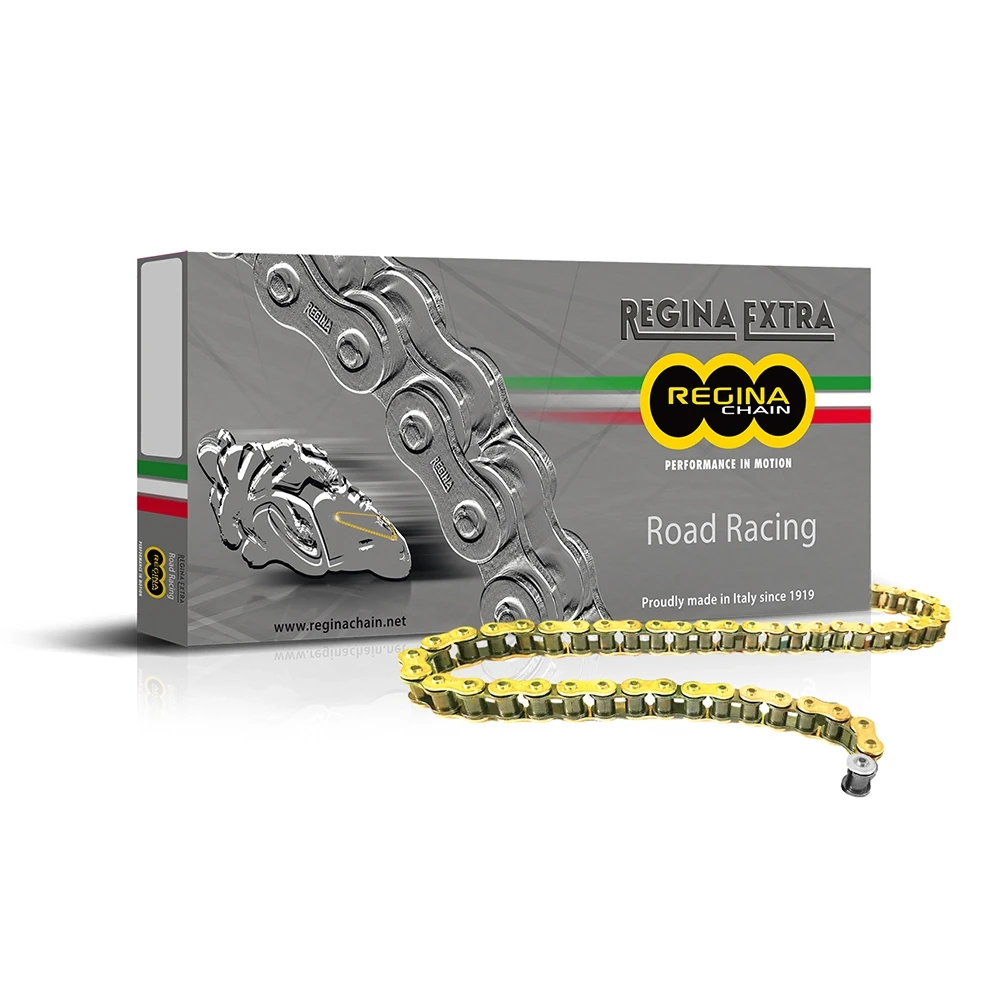 Kette 520 Regina 520 / 135 GPE 126L, Z-Ring, Supersport, Superbike, gold-schwarz