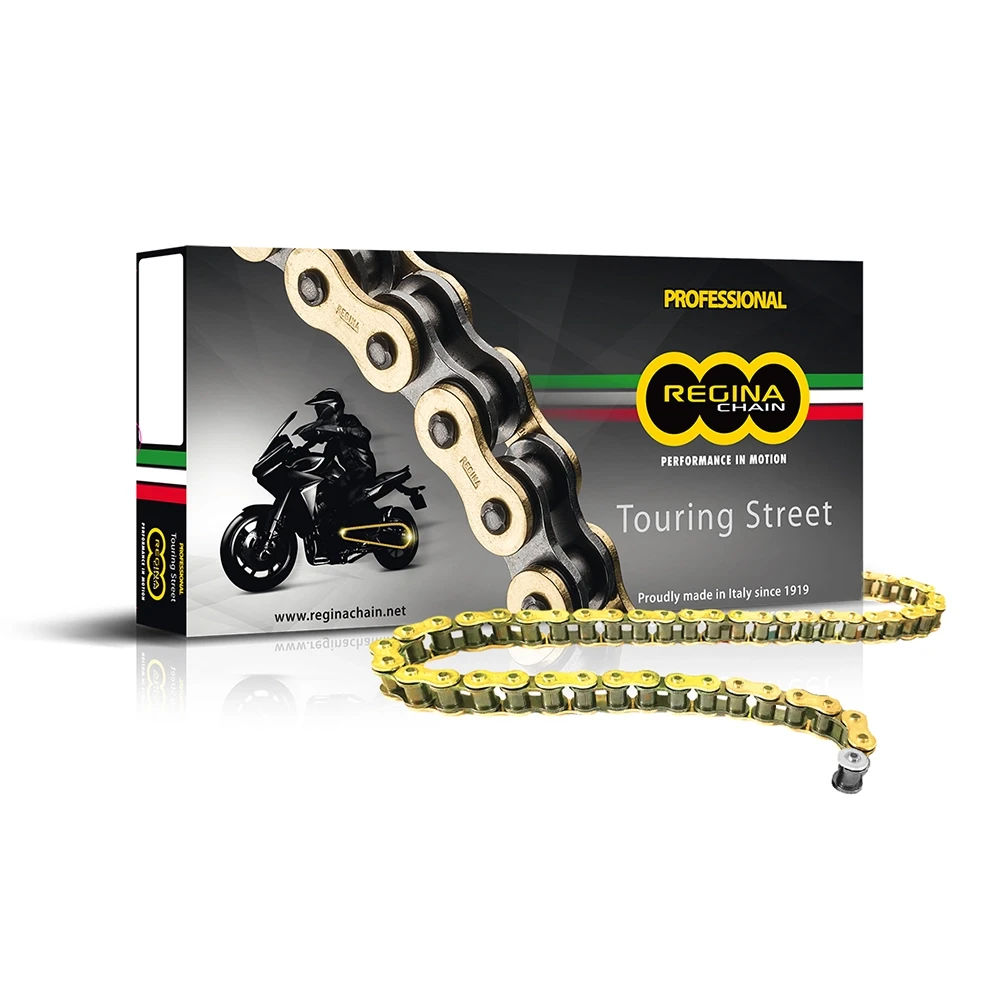 Kette 525 Regina 525 / 137 ZRT 104L, Z-Ring, super-verstärkt, gold-schwarz