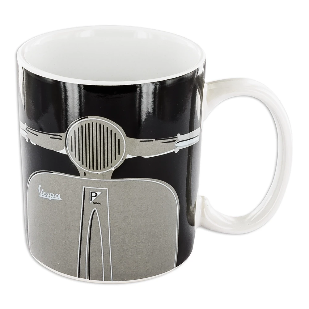 Tasse Piaggio Vespa GO Vespa schwarz/weiss