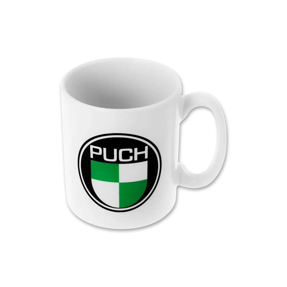 Tasse Puch Logo weiss/grün