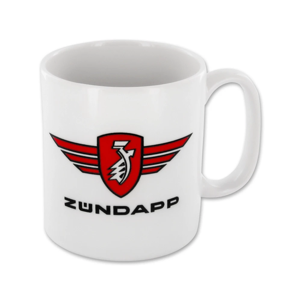Tasse Zündapp Logo weiss/rot
