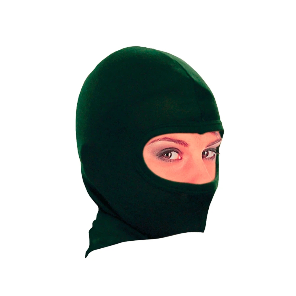 Sturmhaube BIKE IT SYNTHETIC SILK schwarz (ovaler Ausschnitt)