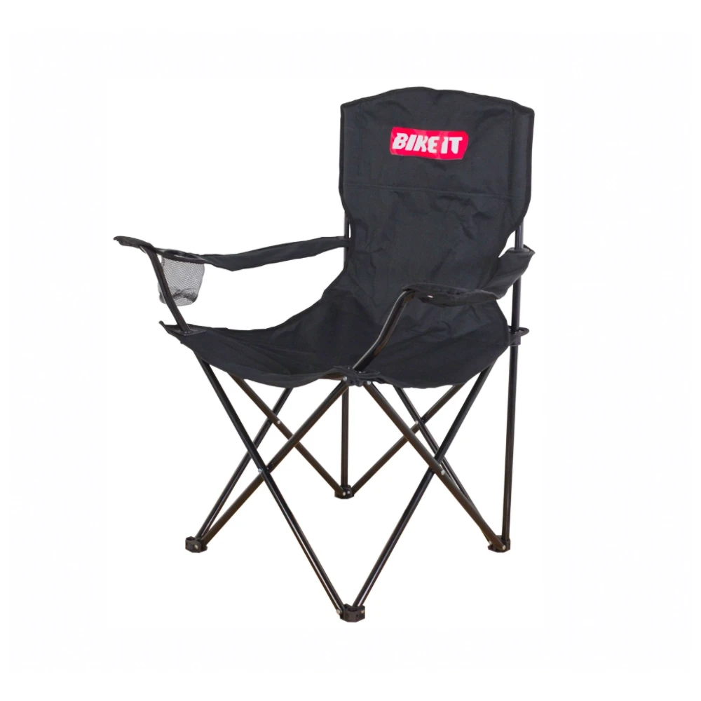 Stuhl BIKE IT PADDOCK / CAMPING schwarz