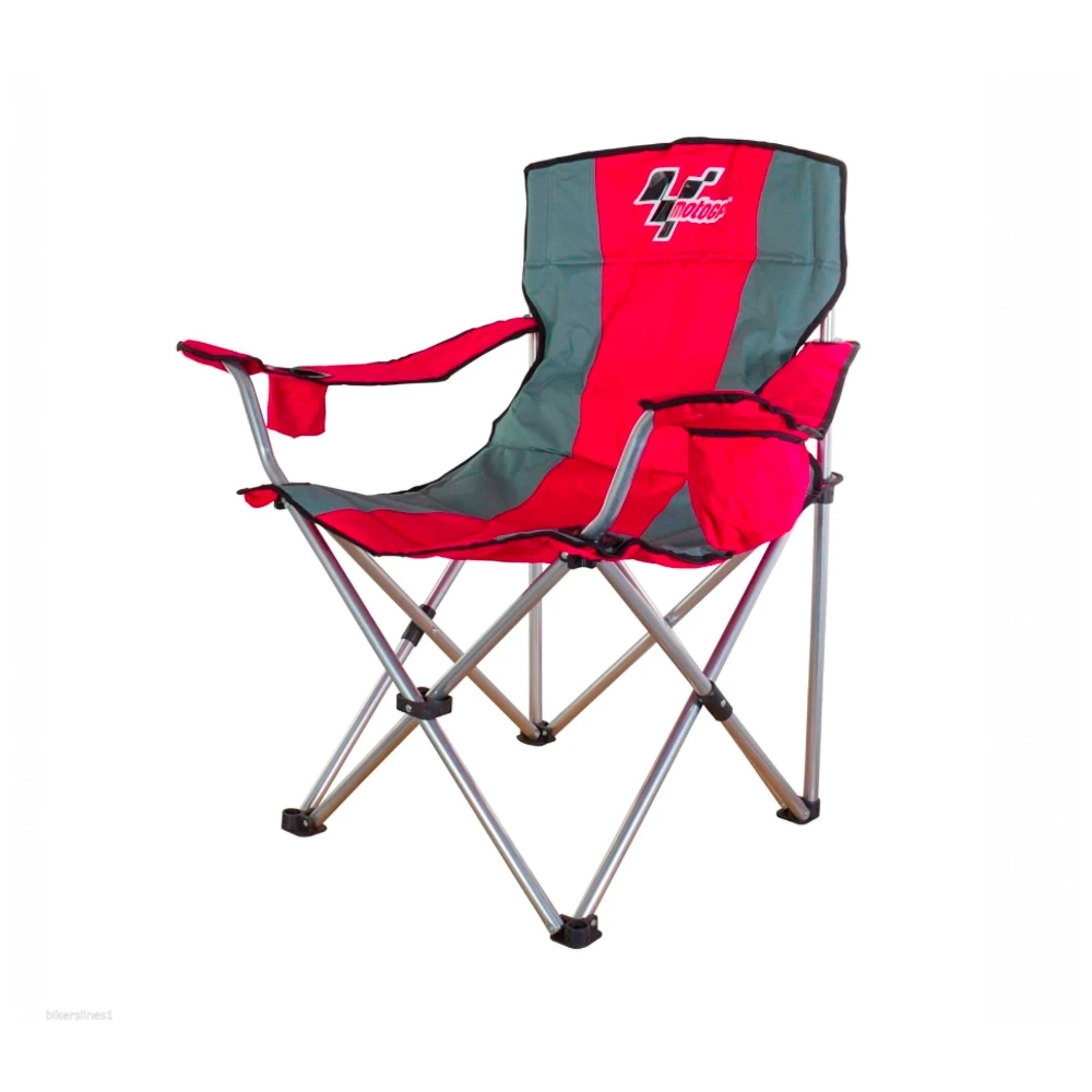 Stuhl MotoGP DELUXE PADDOCK / CAMPING rot/grau