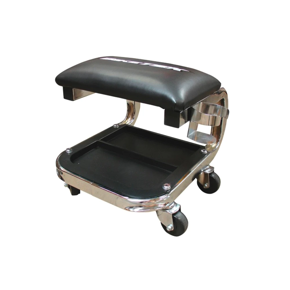 Werkzeughocker BIKETEK JUMBO schwarz Rollen 360° drehbar