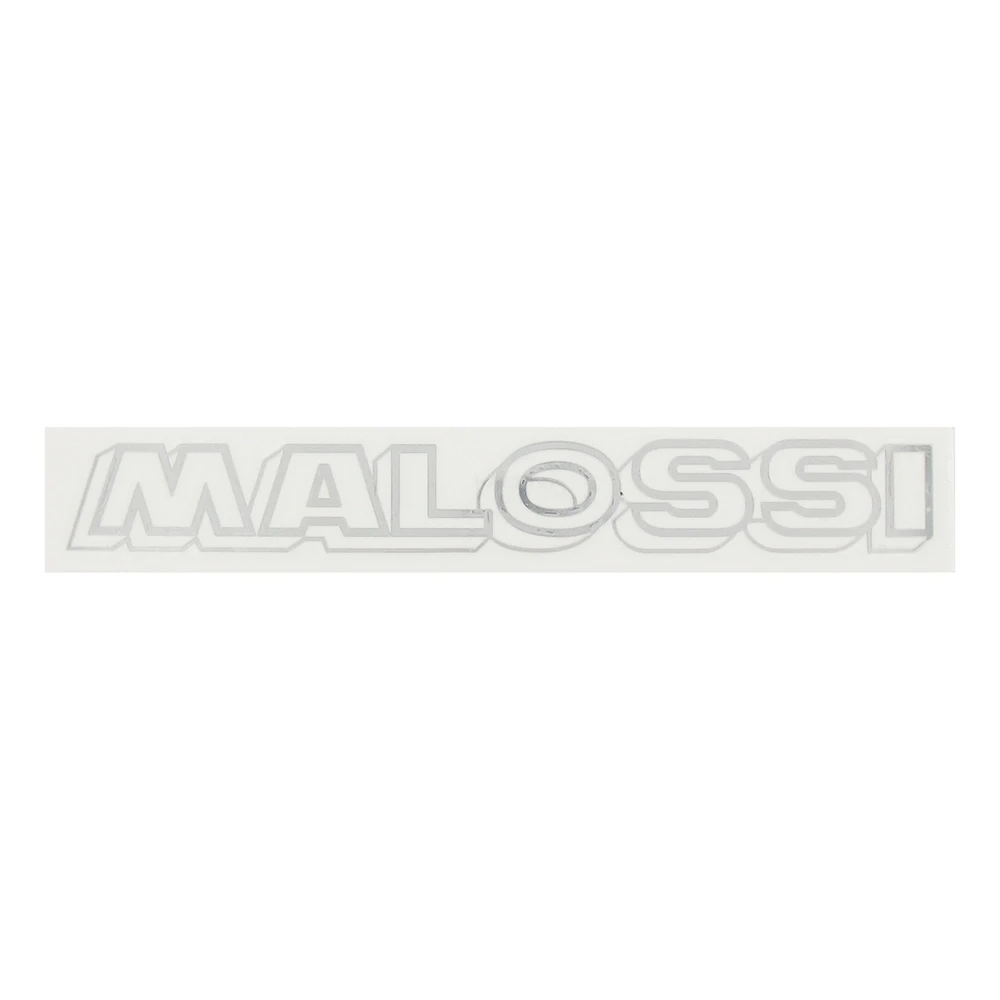 Aufkleber Malossi chrom 22 cm lang NETTOPREIS