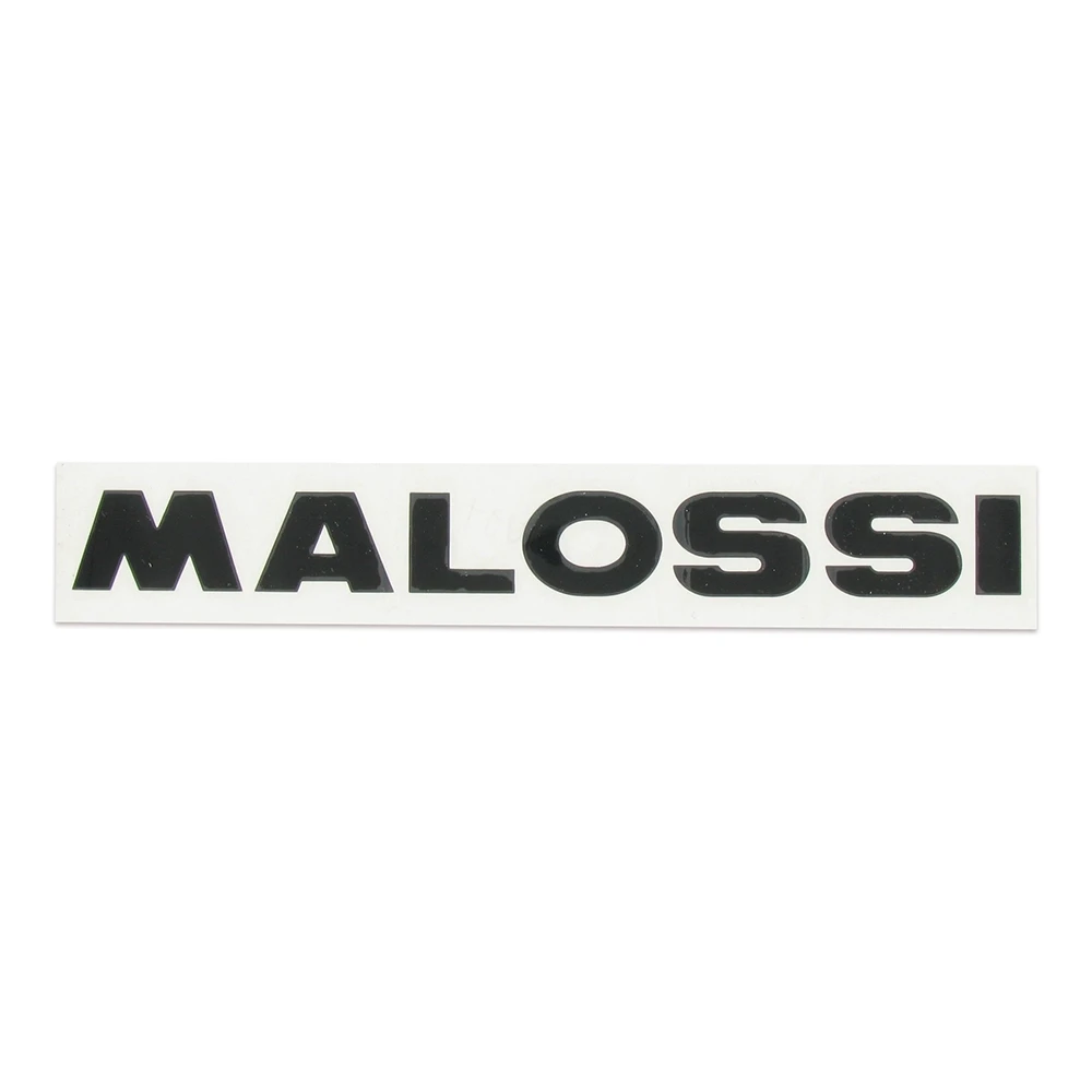 Aufkleber Malossi schwarz 24 cm NETTOPREIS