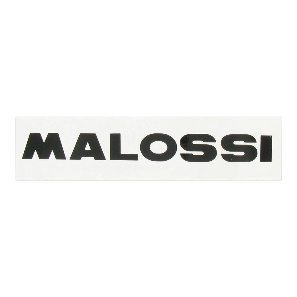 Aufkleber Malossi schwarz 16,6 cm NETTOPREIS