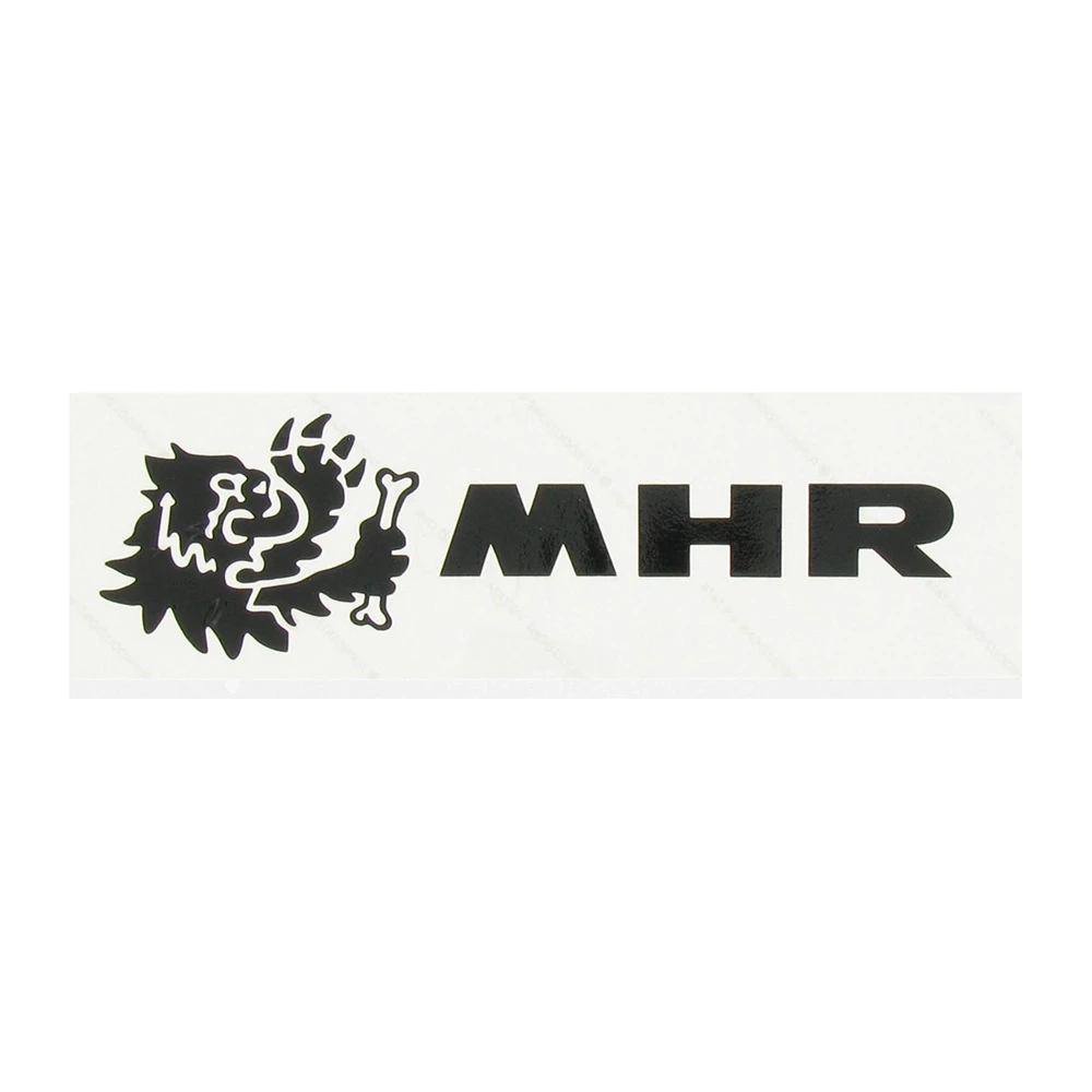 Aufkleber MHR schwarz 16.6 cm NETTOPREIS