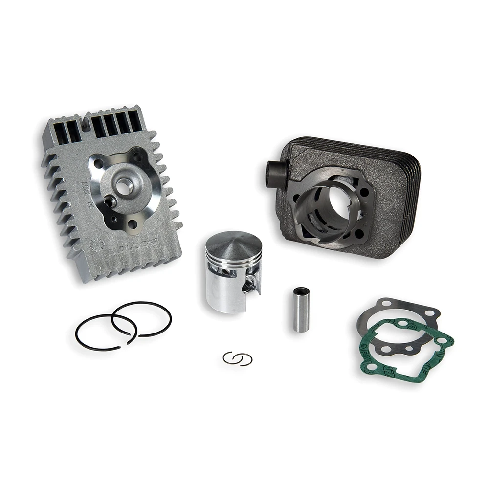 Zylinderkit Malossi 43mm Guss Axe 12mm Piaggio SI mit Kopf