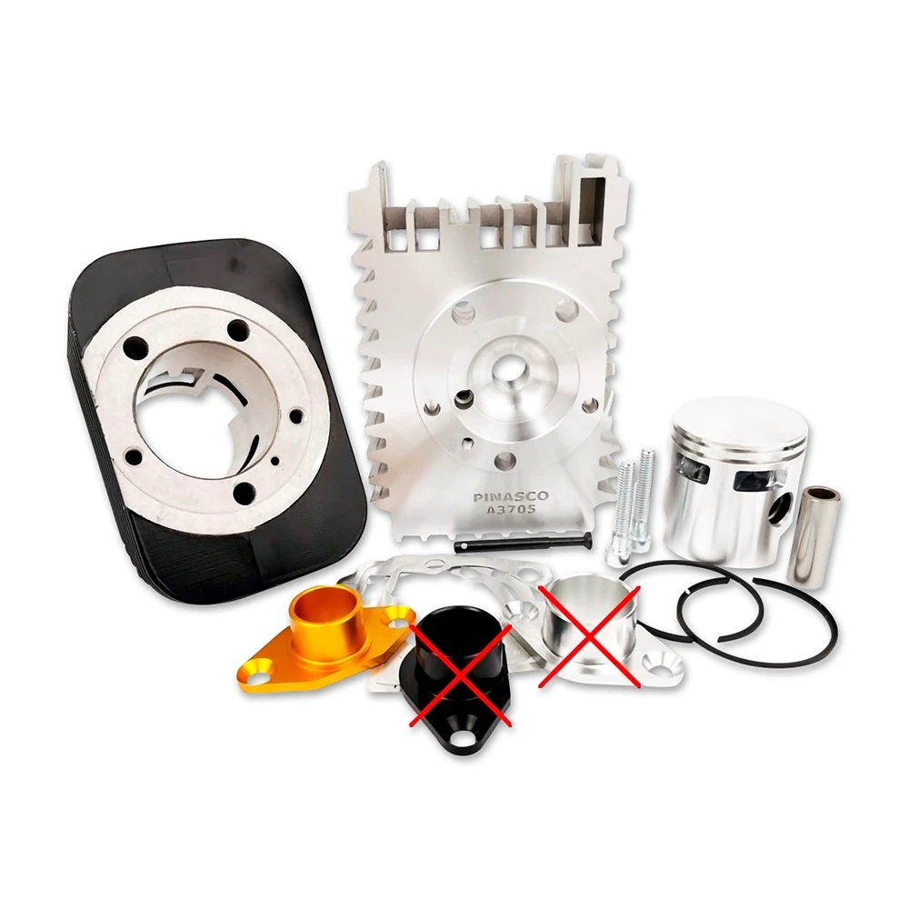 Zylinderkit Pinasco EVOTEN BIG BORE 46mm Alu Axe 10mm Piaggio Ciao/SI