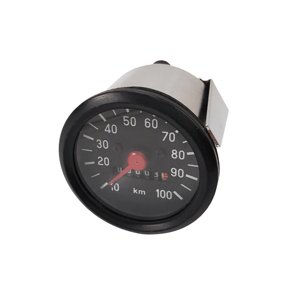 Tacho 100 km/h, Ø 60mm, Kreidler / Zündapp / universal, VDO-Anschluss, schwarz