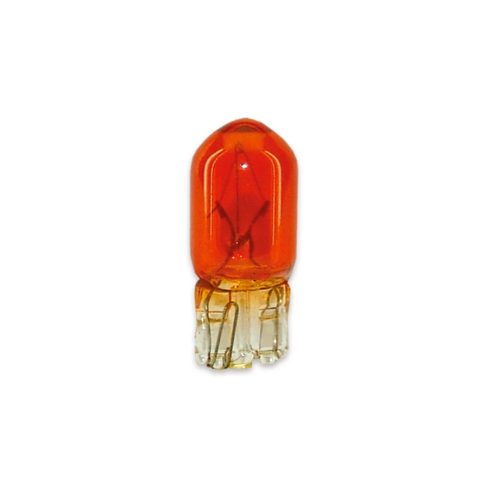 Glühlampe Glassockel orange T10, 12V 5W (1 Stück)
