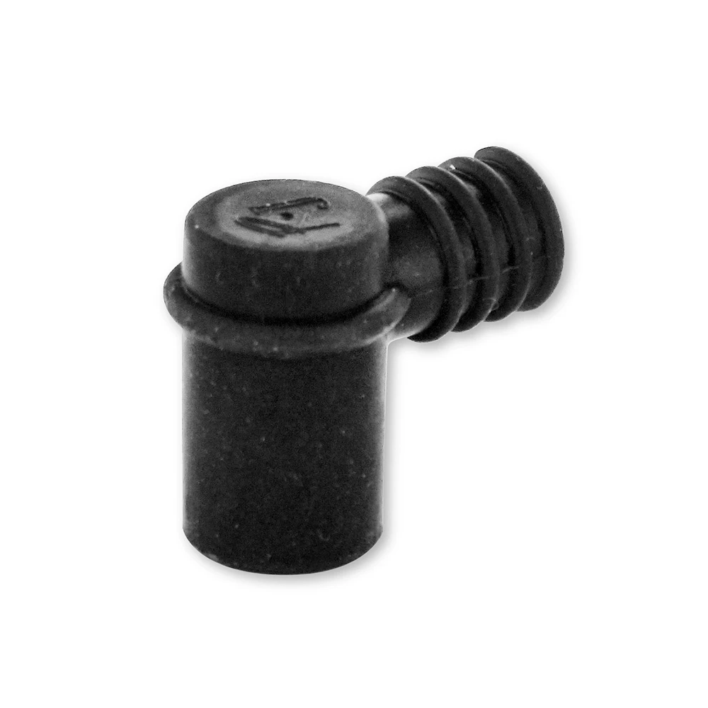 Kerzenstecker RMS in schwarz (für Ø 7mm Kabel) aus Silikon- wasserdicht