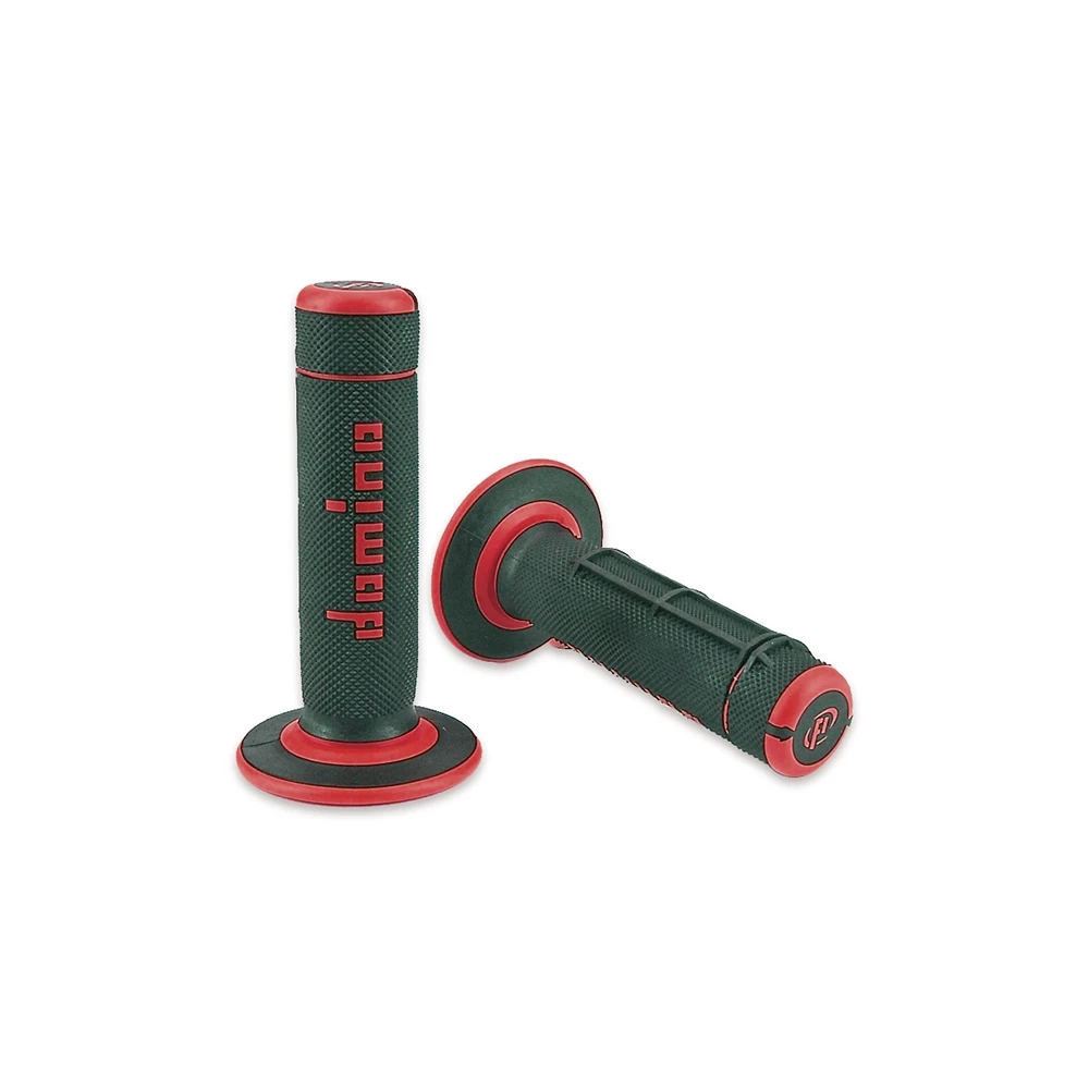 Paar Griffe Domino cross schwarz/rot