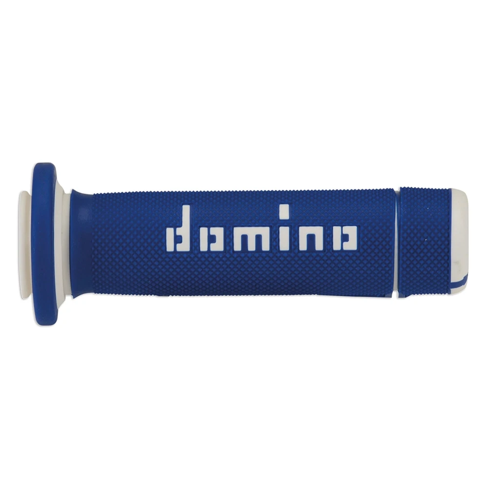 Paar Griffe Domino ATV A180 blau/weiss