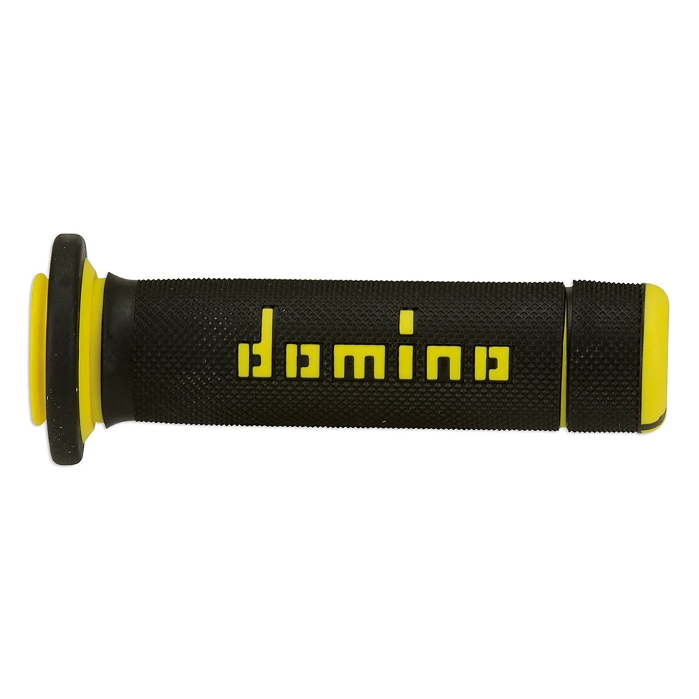 Paar Griffe Domino ATV A180 schwarz/gelb