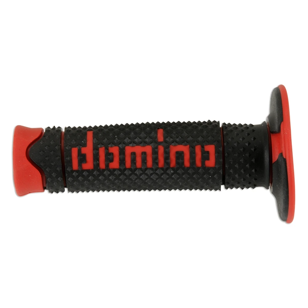 Paar Griffe Domino cross schwarz/rot