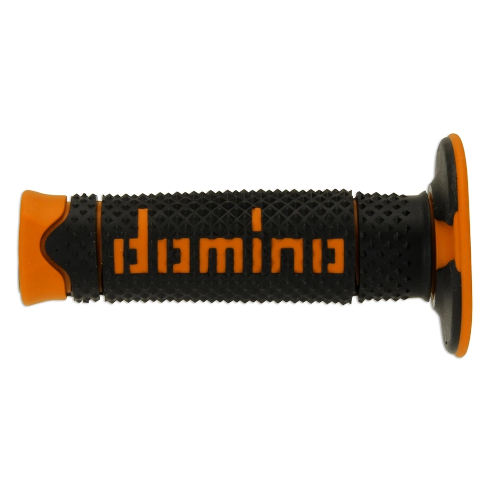 Paar Griffe Domino cross schwarz/orange