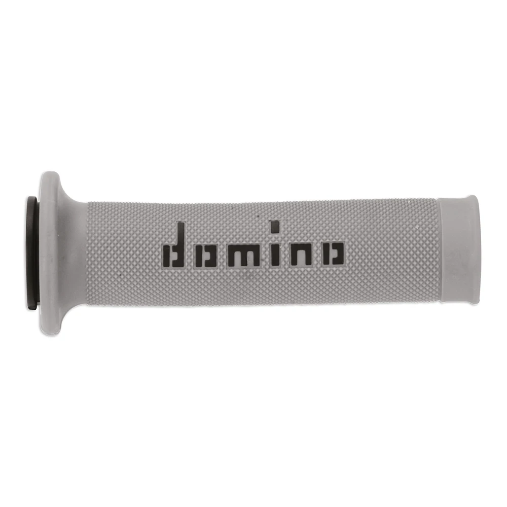 Paar Griffe Domino Road-Racing grau/schwarz