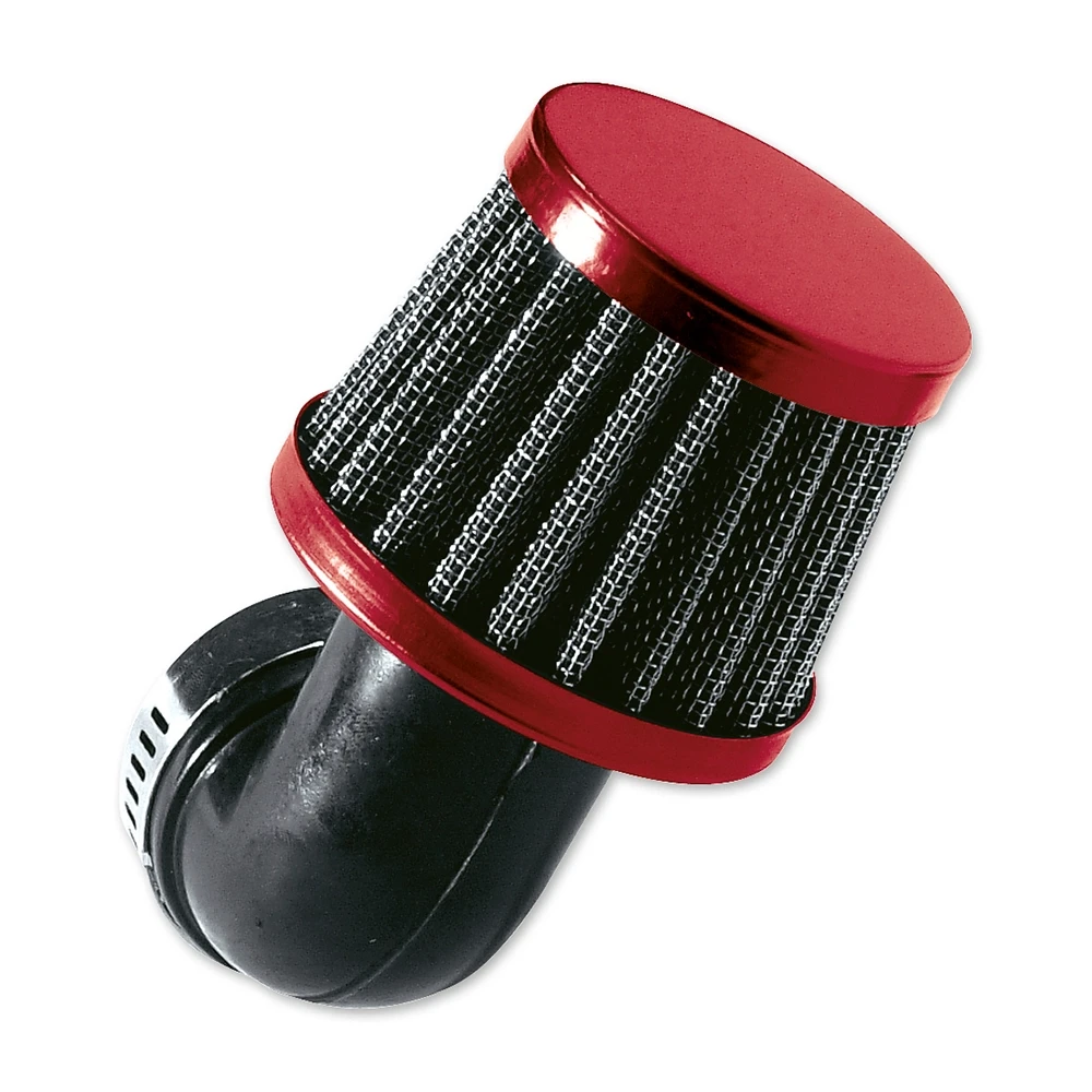 Luftfilter TNT rot 28-35mm 90° Flansch
