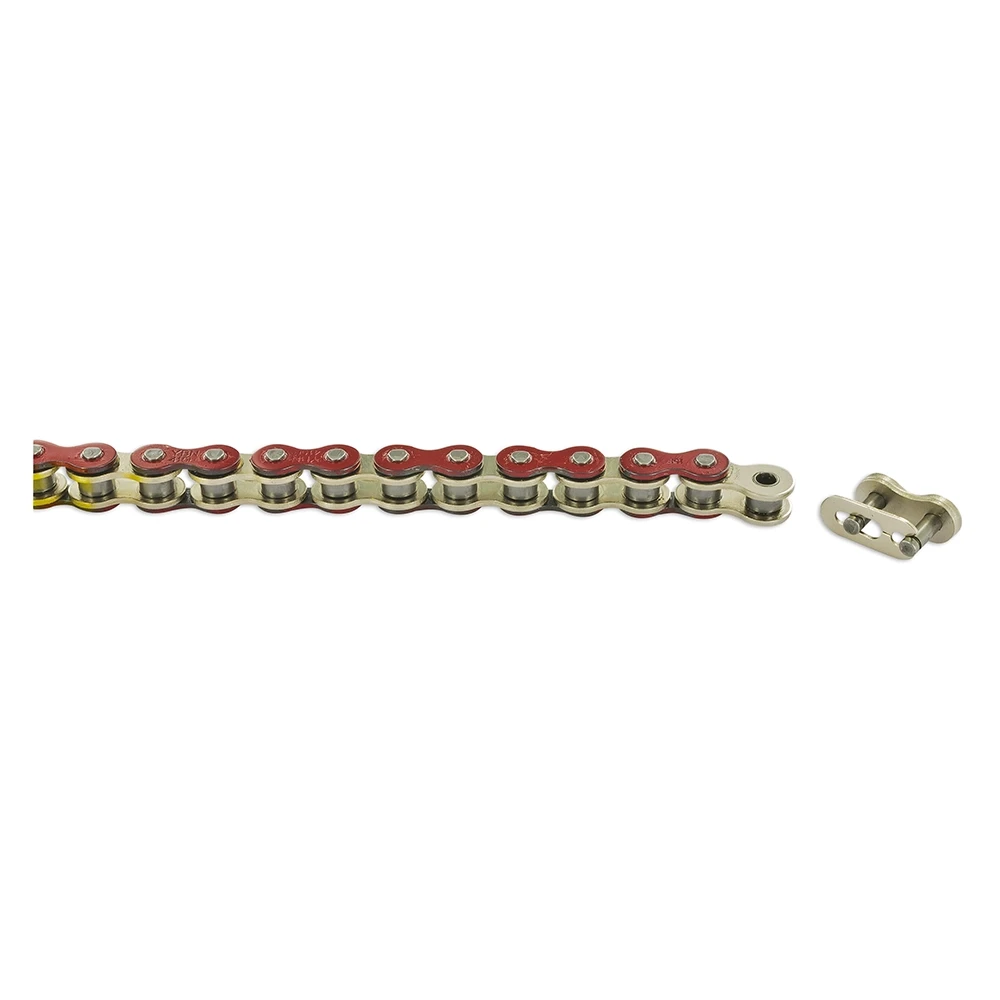 Antriebskette Mofa YBN 415 122L, Kette 415 verstärkt, rot