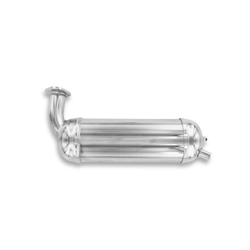 Auspuff Peugeot 103 kurze Version mit Flansch chrom