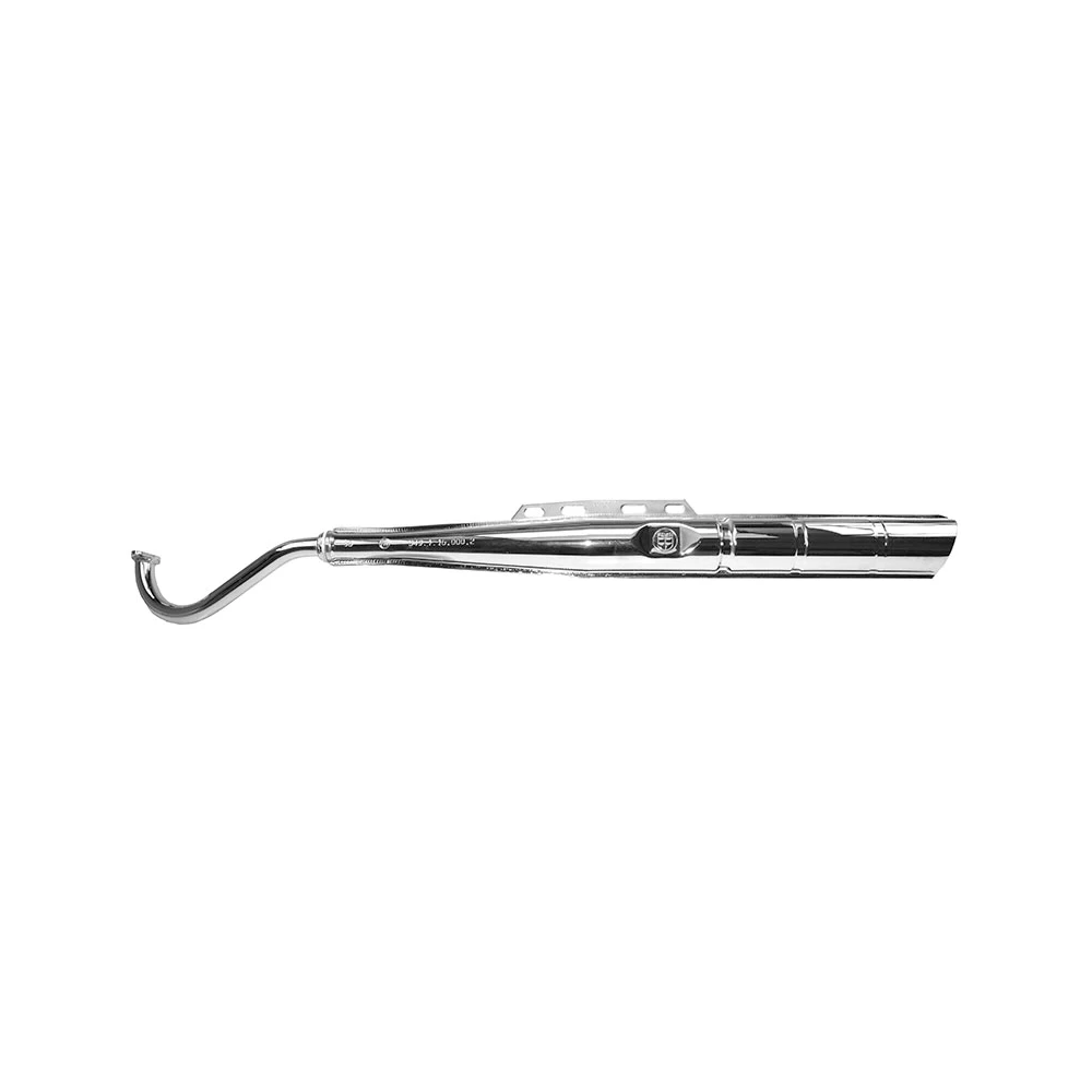 Auspuff Puch 22mm 2-Teiler Imitation CH 319.1.16.000.2 + Logo