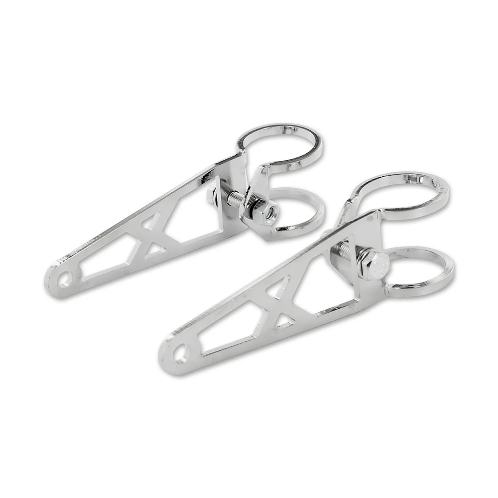 Lampenhalter EBR D=28mm CUSTOM links/rechts lang chrom